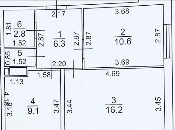 Продажа двухкомнатной квартиры - Мурино, Петровский бульвар, д.12, корп.2 