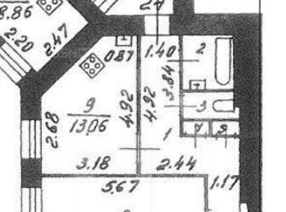 Продажа двухкомнатной квартиры - Достоевского улица, д.38 