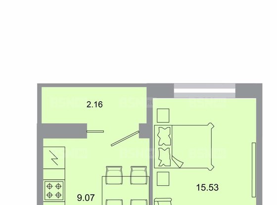 Продажа однокомнатной квартиры в новостройке - Бугры, Тихая улица, д.13, корп.3 