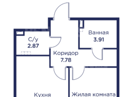 Продажа однокомнатной квартиры в новостройке - г. Санкт-Петербург, внутригородское муниципальное образование Санкт-Петербурга город Кронштадт, Цитадельская дорога, участок 10 