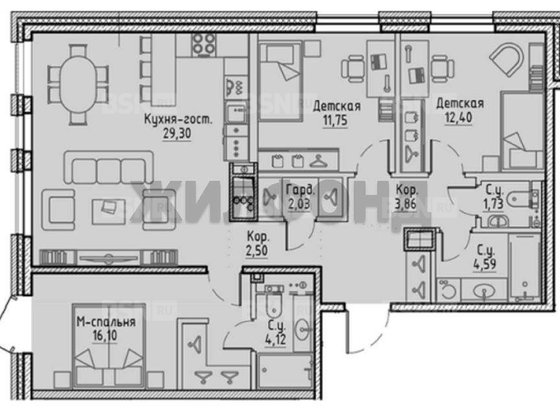 Продажа трехкомнатной квартиры - Большой Сампсониевский проспект, д.32 