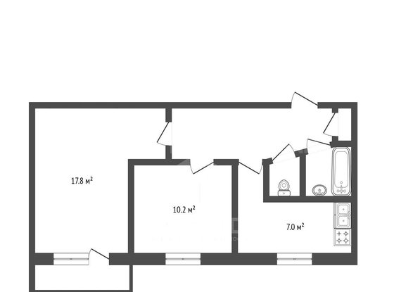 Продажа двухкомнатной квартиры - Дыбенко улица, д.12, корп.1 
