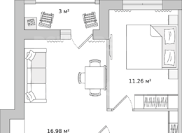 Продажа однокомнатной квартиры в новостройке - Ленинградская область, д. Новосаратовка, улица Романтиков, дом 1, корпус 5 