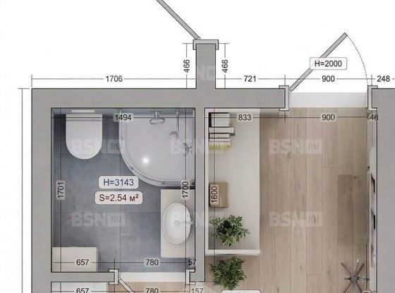 Продажа однокомнатной квартиры - Большая Пушкарская улица, д.25, а 