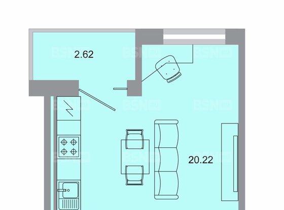 Продажа однокомнатной квартиры в новостройке - Бугры, Тихая улица, д.13, корп.1 
