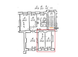 Продажа 2 комнат в пятикомнатной квартире - Санкт-Петербург, Адмиралтейский район, Подъездной пер., д.17 