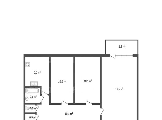 Продажа трехкомнатной квартиры - Энтузиастов проспект, д.47, корп.1 