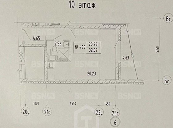 Продажа однокомнатной квартиры - Политехническая улица, д.6 