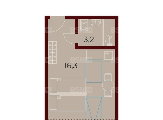 Продажа однокомнатной квартиры - Константина Заслонова улица, д.8, б 