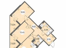 Продажа двухкомнатной квартиры в новостройке - Санкт-Петербург, Ленинский пр., уч. 270 (северо-западнее пересечения ул. Доблести и ул. Маршала Захарова) 