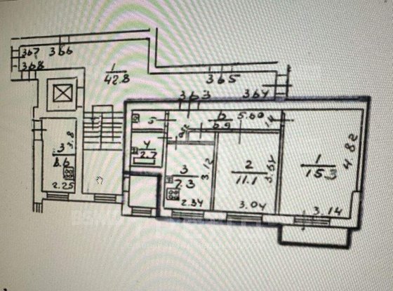 Продажа двухкомнатной квартиры - Чекистов улица, д.38 