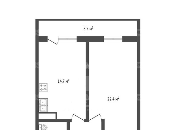 Продажа однокомнатной квартиры - поселок Парголово, Тихоокеанская улица, д.2, корп.14 стр 1 