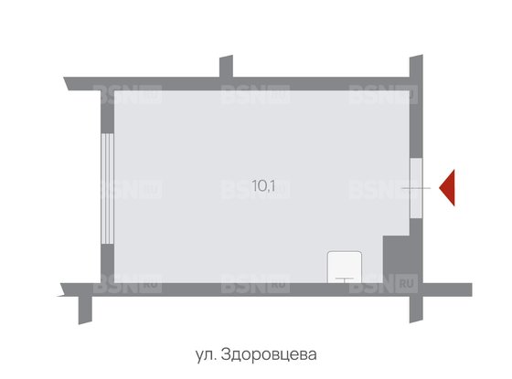 Продажа офиса - Здоровцева улица, д.10, литера А 
