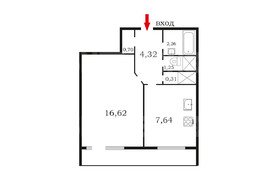 Продажа однокомнатной квартиры - Санкт-Петербург, Кировский район, Ленинский пр-кт., д.135 