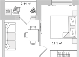 Продажа однокомнатной квартиры в новостройке - Ленинградская область, Новосаратовка 