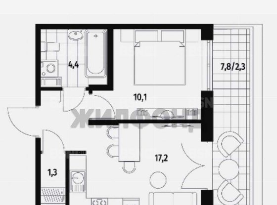 Продажа однокомнатной квартиры - городской поселок Новоселье, Невская улица, д.5/7 