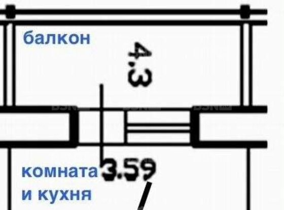 Продажа однокомнатной квартиры - поселок Петро-Славянка, Славянская улица, д.26 