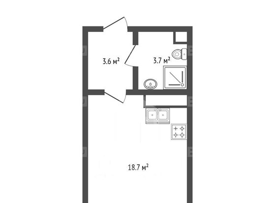 Продажа однокомнатной квартиры - Петровский проспект, д.20, корп.9 