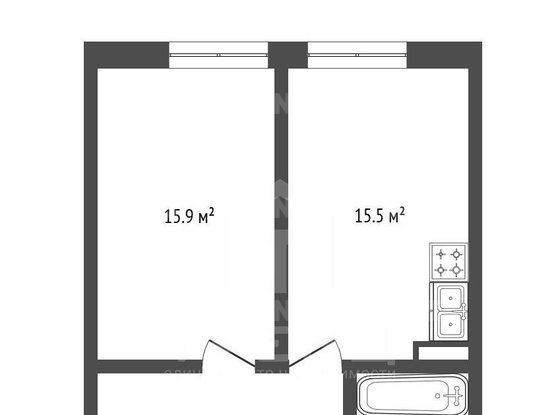 Продажа однокомнатной квартиры - Оптиков улица, д.34, корп.2 