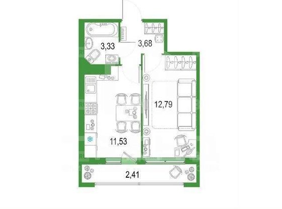 Продажа однокомнатной квартиры - Кудрово, Европейский проспект, д.22 