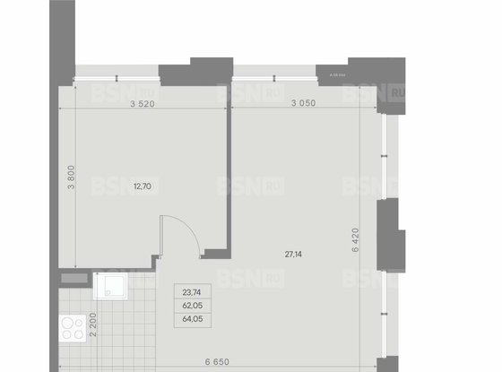 Продажа двухкомнатной квартиры в новостройке - Магнитогорская улица, д.11 