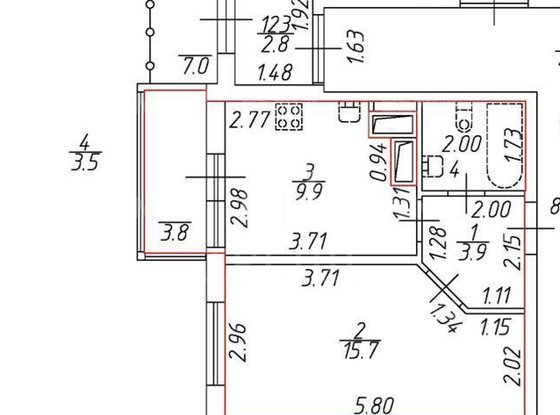 Продажа однокомнатной квартиры - поселок Парголово, Заречная улица, д.17 