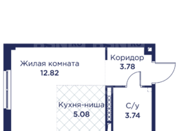 Продажа квартиры студии в новостройке - г. Санкт-Петербург, внутригородское муниципальное образование Санкт-Петербурга город Кронштадт, Цитадельская дорога, участок 10 