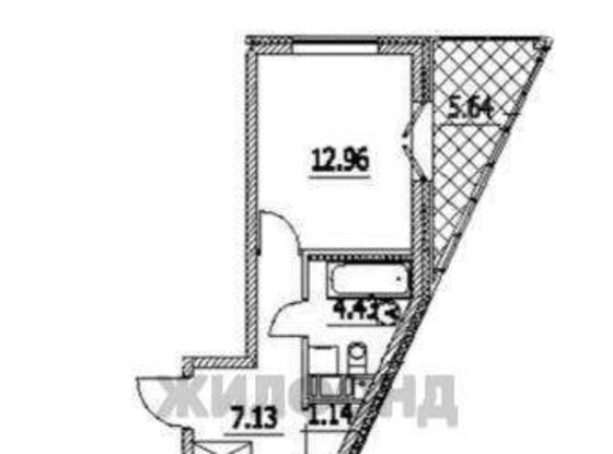 Продажа однокомнатной квартиры - Крузенштерна проспект, д.4 