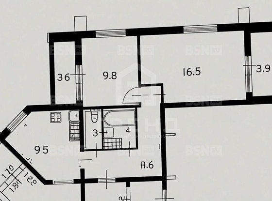 Продажа двухкомнатной квартиры - Долгоозёрная улица, д.37, корп.1 