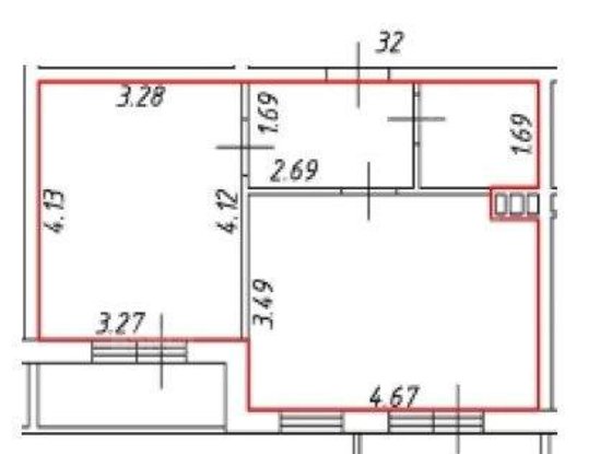 Продажа однокомнатной квартиры - поселок Пудость, Половинкиной улица, д.71, а 