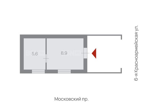 Продажа отдельно стоящего здания - Московский проспект, д.45, литера Г 
