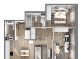 Продажа двухкомнатной квартиры в новостройке - г. Санкт-Петербург, 3-я Конная Лахта, участок 9, (северо-восточнее дома 45, литера Д по 3-ей Конной Лахте)
 