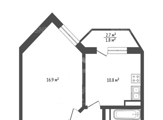 Продажа однокомнатной квартиры - Белградская улица, д.26, корп.9 