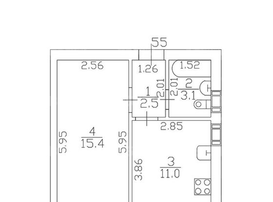 Продажа однокомнатной квартиры - поселок Шушары, Московское шоссе, д.256, корп.5 