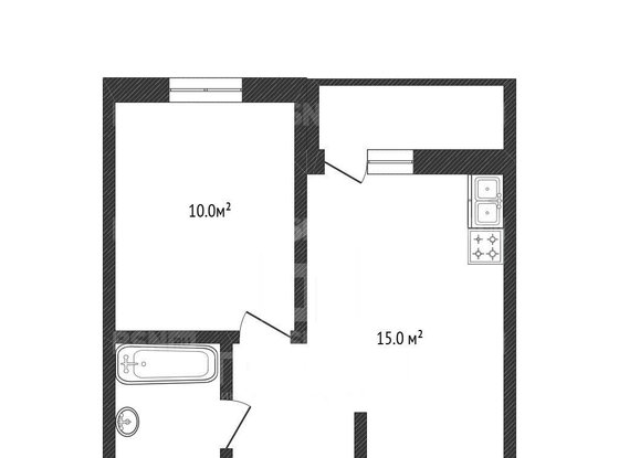 Продажа однокомнатной квартиры - деревня Новосаратовка, Первых ул, д.4, корп.3 