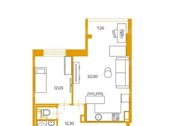 Продажа двухкомнатной квартиры - Пулковское шоссе, д.42, корп.6 