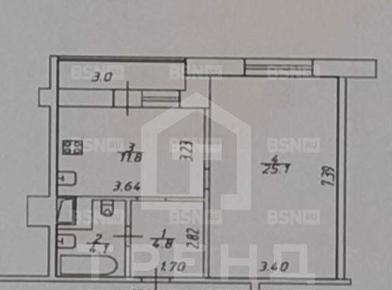 Продажа однокомнатной квартиры - Кораблестроителей улица, д.30 