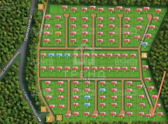 Продажа участка - Ленинградская область, Кольцевая улица