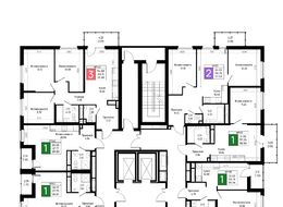 Продажа однокомнатной квартиры в новостройке - Ленинградская область, Всеволожский муниципальный район, Свердловское городское поселение, дер. Новосаратовка 