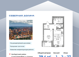 Продажа однокомнатной квартиры в новостройке - ул. Заречная, д. 52, корп. 2 