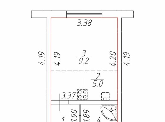 Продажа однокомнатной квартиры - Муринская дорога, д.25, корп.2 