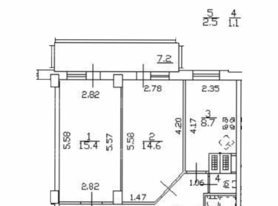 Продажа двухкомнатной квартиры - Парашютная улица, д.54 