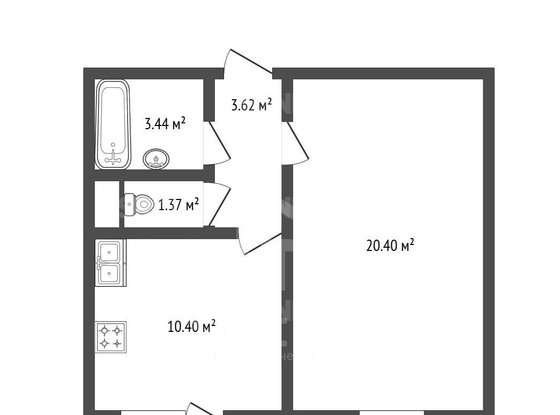 Продажа однокомнатной квартиры - Богословская улица, д.4, корп.1 стр 1 