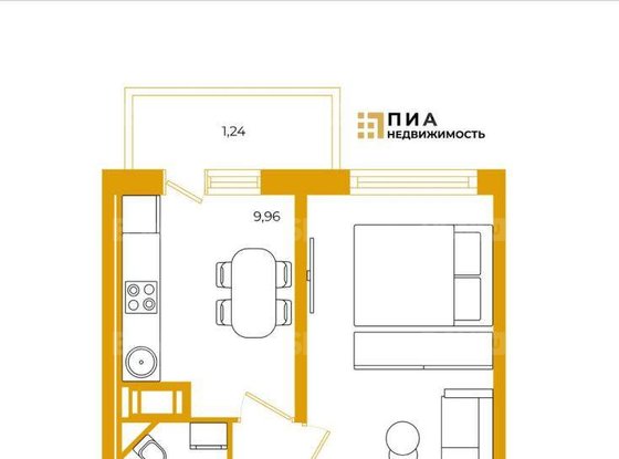 Продажа однокомнатной квартиры - Среднерогатская улица, д.13, корп.1 стр 1 