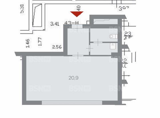 Продажа офиса - Просвещения проспект, д.87, корп.1 литера А 