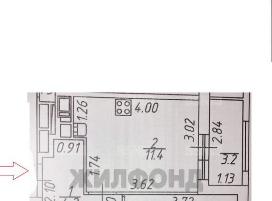 Продажа однокомнатной квартиры - Арцеуловская аллея, д.9, стр1 