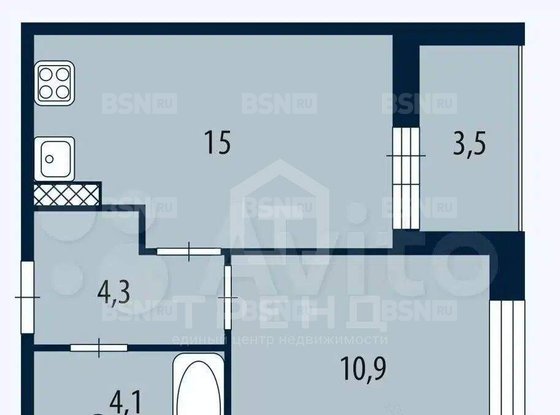 Продажа однокомнатной квартиры - Светлановский проспект, д.8 