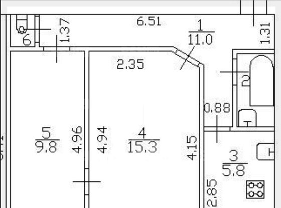 Продажа двухкомнатной квартиры - Введенская улица, д.10 