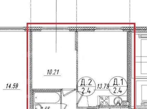 Продажа однокомнатной квартиры - Крузенштерна проспект, д.4 