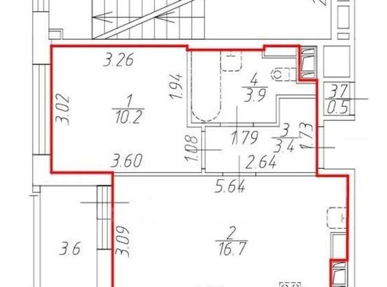 Продажа однокомнатной квартиры - Тосина улица, д.6 